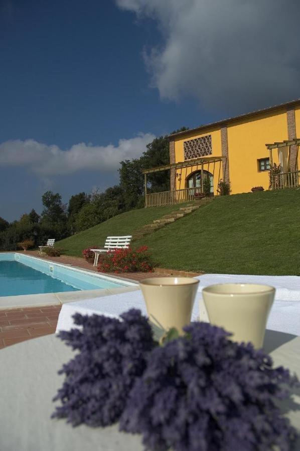 Agriturismo La Burraia Vicino A San Gimignano ガンバッシ・テルメ エクステリア 写真