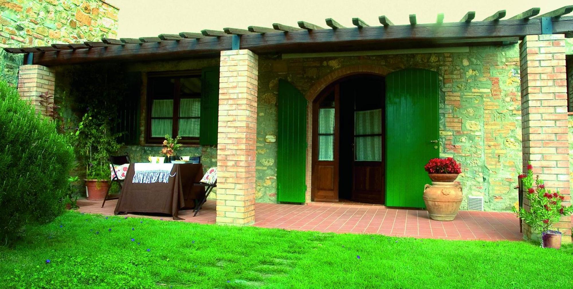 Agriturismo La Burraia Vicino A San Gimignano ガンバッシ・テルメ エクステリア 写真