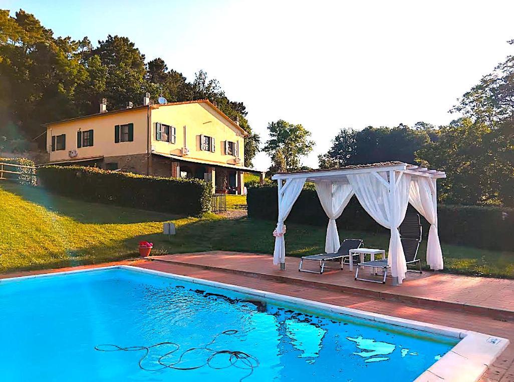 Agriturismo La Burraia Vicino A San Gimignano ガンバッシ・テルメ エクステリア 写真
